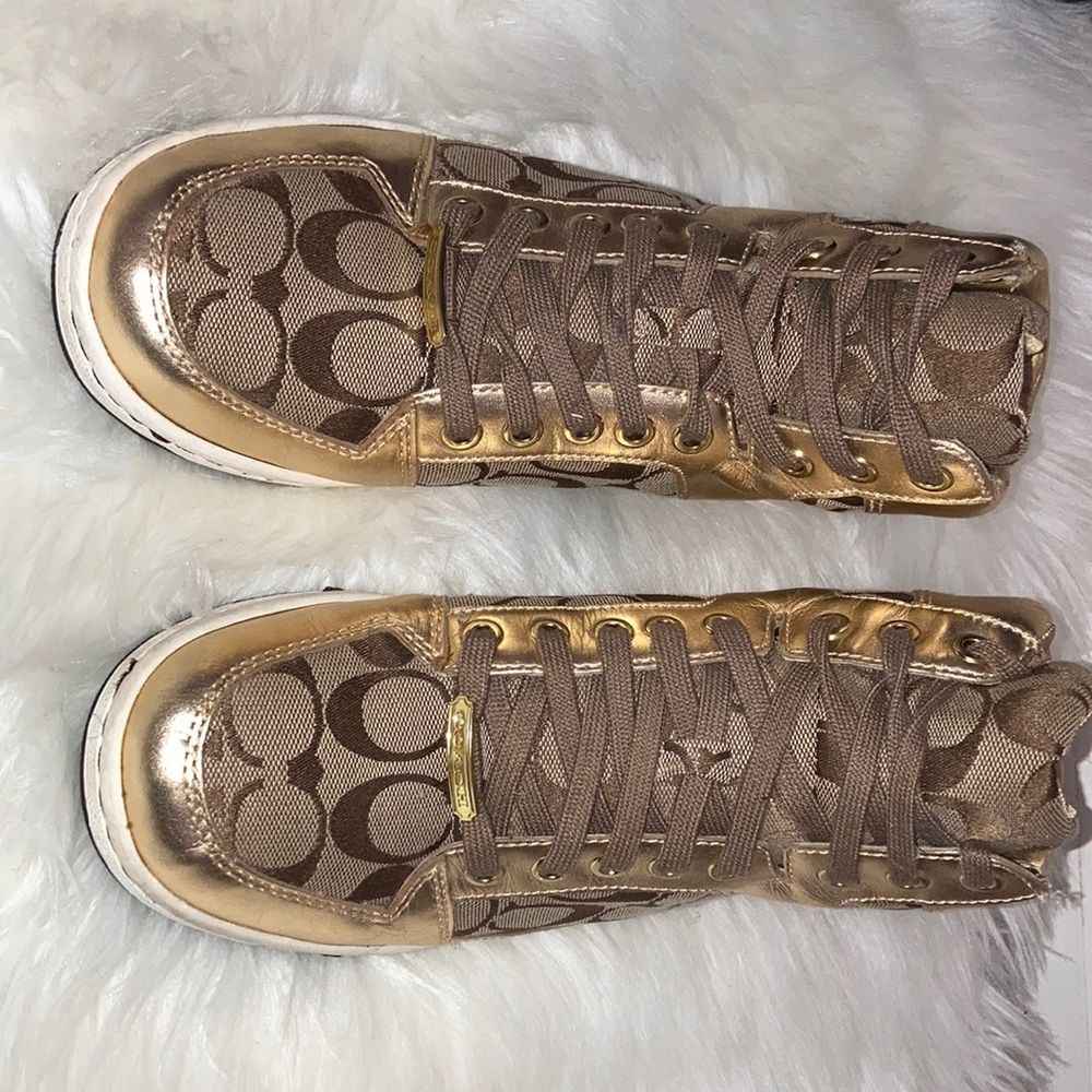 Coach high top sneakers